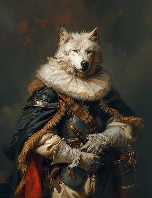 Noble White Wolf